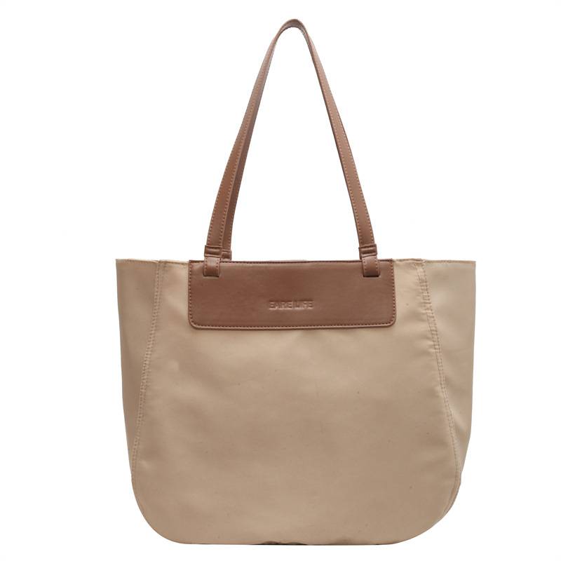 Nylon Canvas Tote Handbag For Women, custom tote bag with logo imprint 2