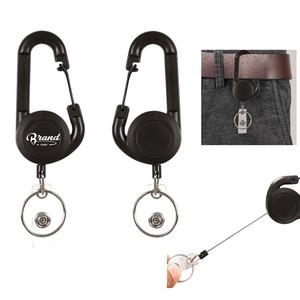 Carabiner With Retractable Keychain 2