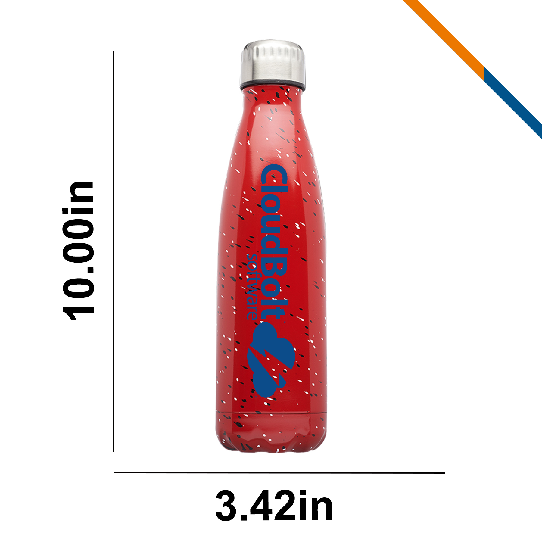 Derica Stainless Steel Water Bottle - 17 OZ. 5