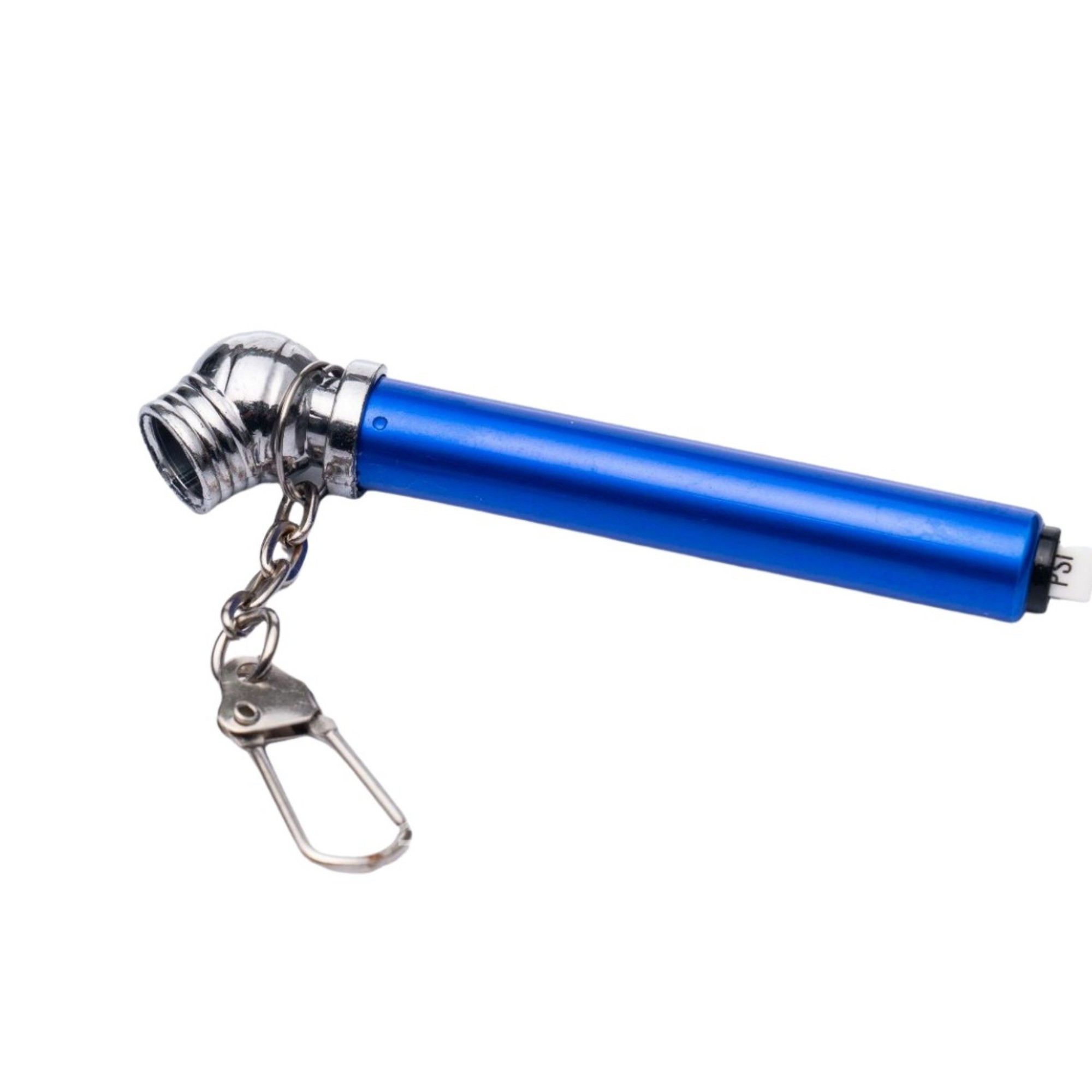 Aluminum Tube Tire Gauge Keychain With Chrome Plated Head 8