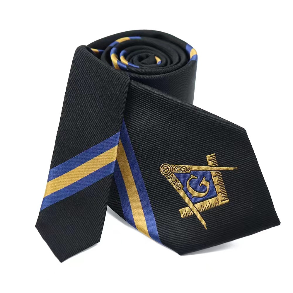 Custom Logo Woven Micro Fiber Adult Neck Tie 4