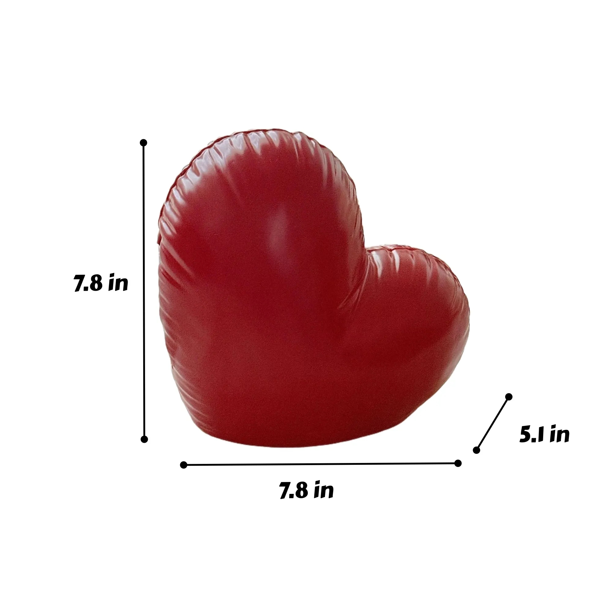 Heart Shape Ceramic Tissue Box Holder 2