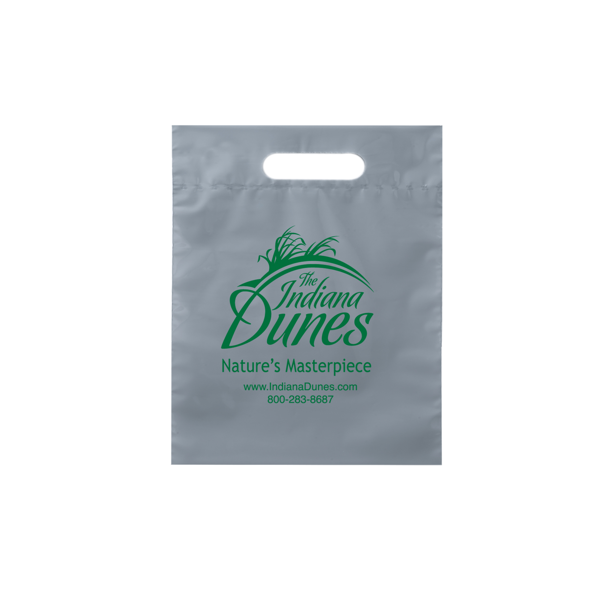 Fold Over Reinforced Die Cut Bag 11