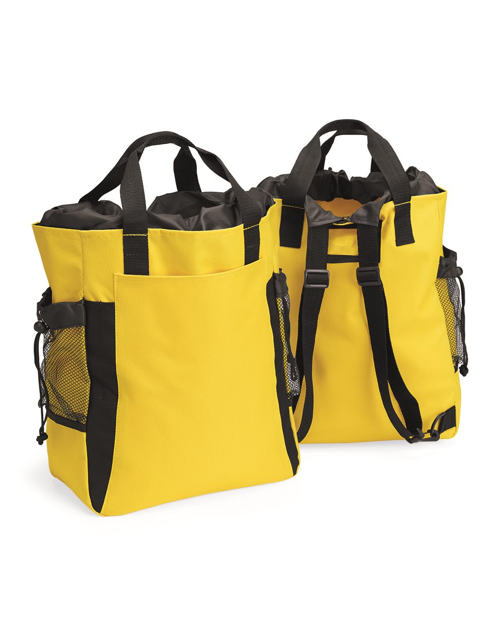 Drawstring Sports Backpack Bags With Bottle Holders 2