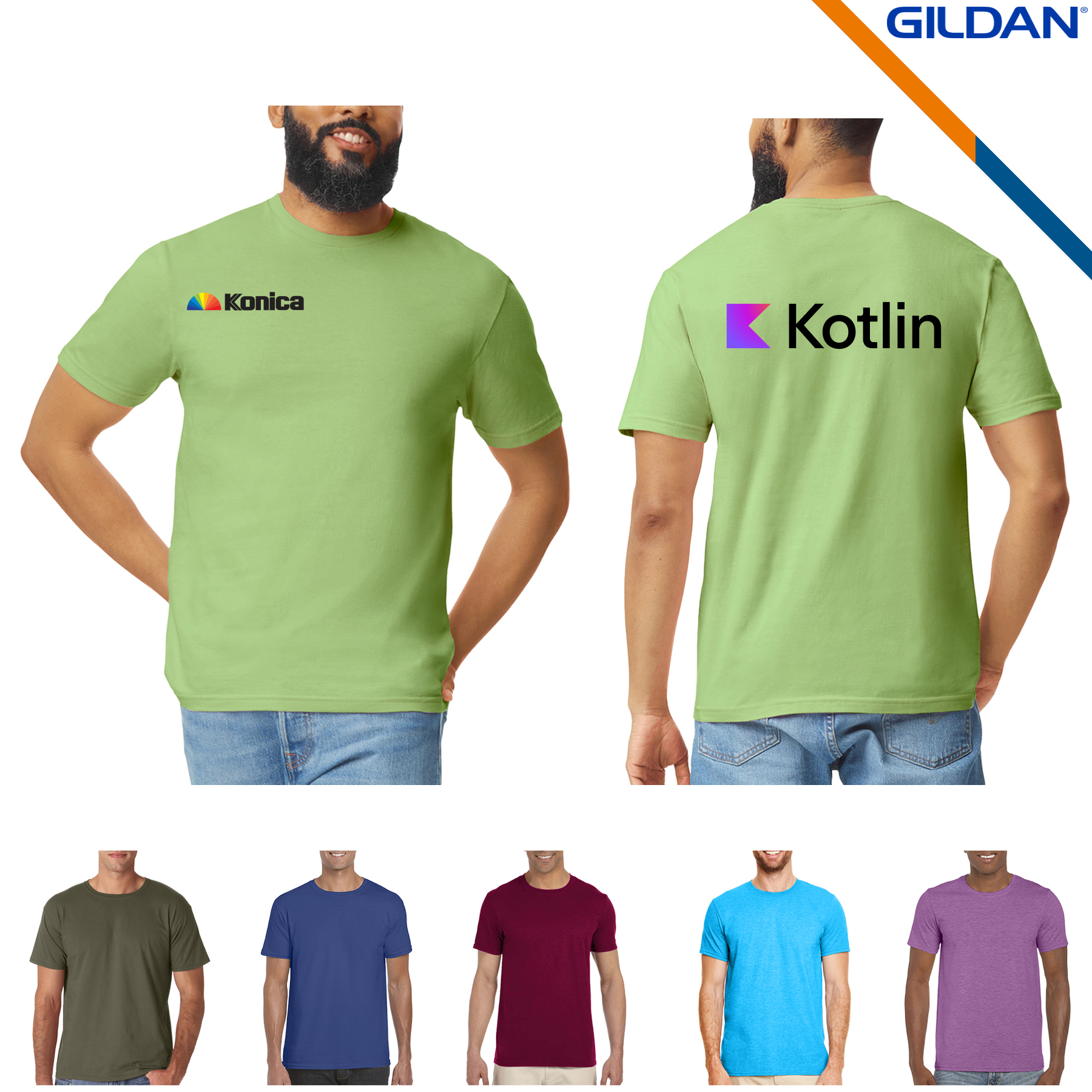 Gildan® 4.5 oz 100% Cotton Preshrunk Tees 4