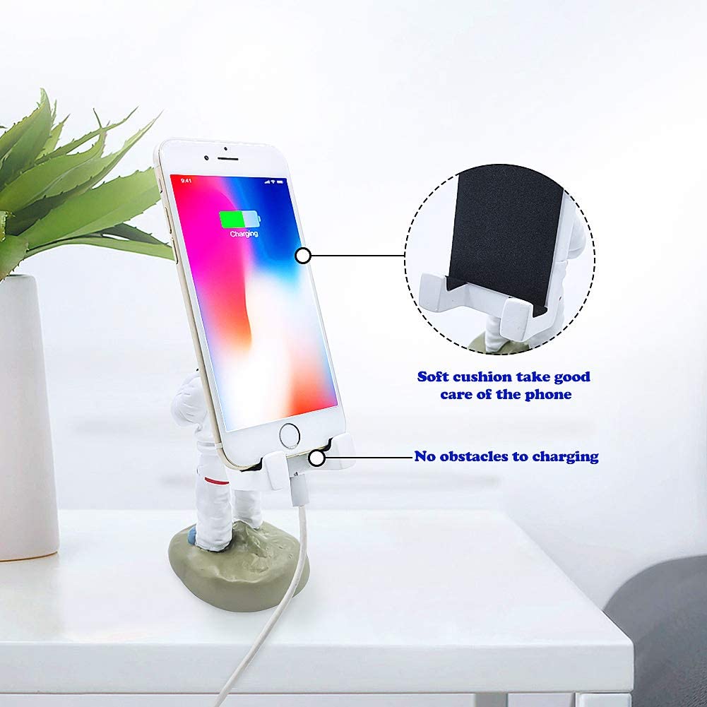 Unique Astronaut Style in Resin Material for All Mobile Phones /Tablet/ PC /Desktop Holder 4
