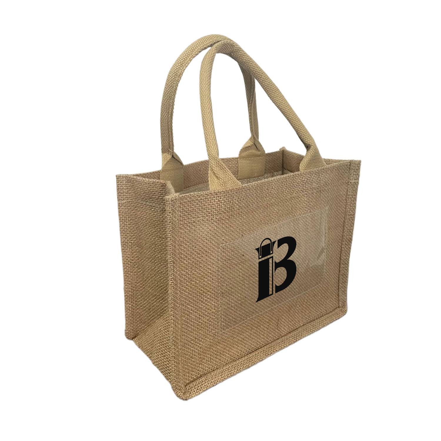Linen Tote Bag, custom tote bag with logo imprint 1