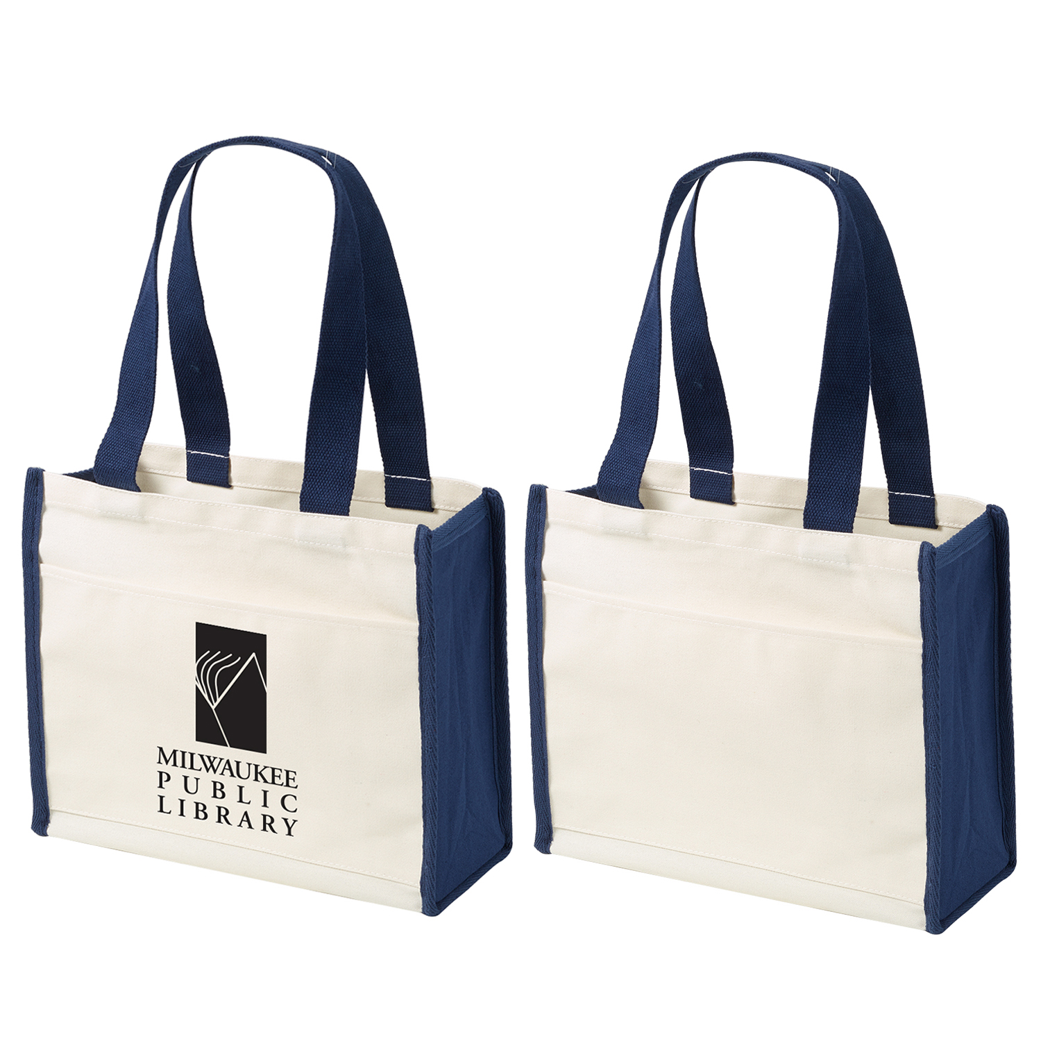 14 oz. Cotton Canvas Large Tote Bag 6