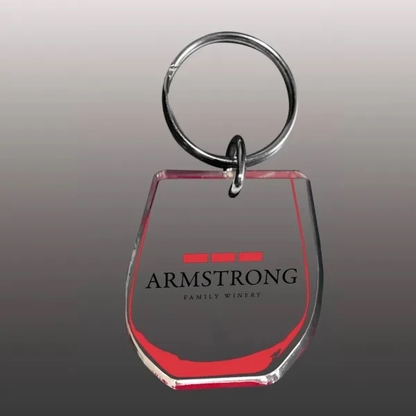 Custom Ultra Vivid Color Keychain 5