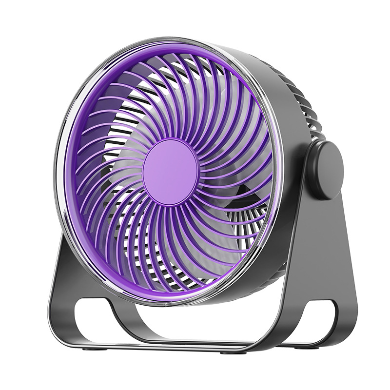 Rechargeable Wireless Table USB Fan 4