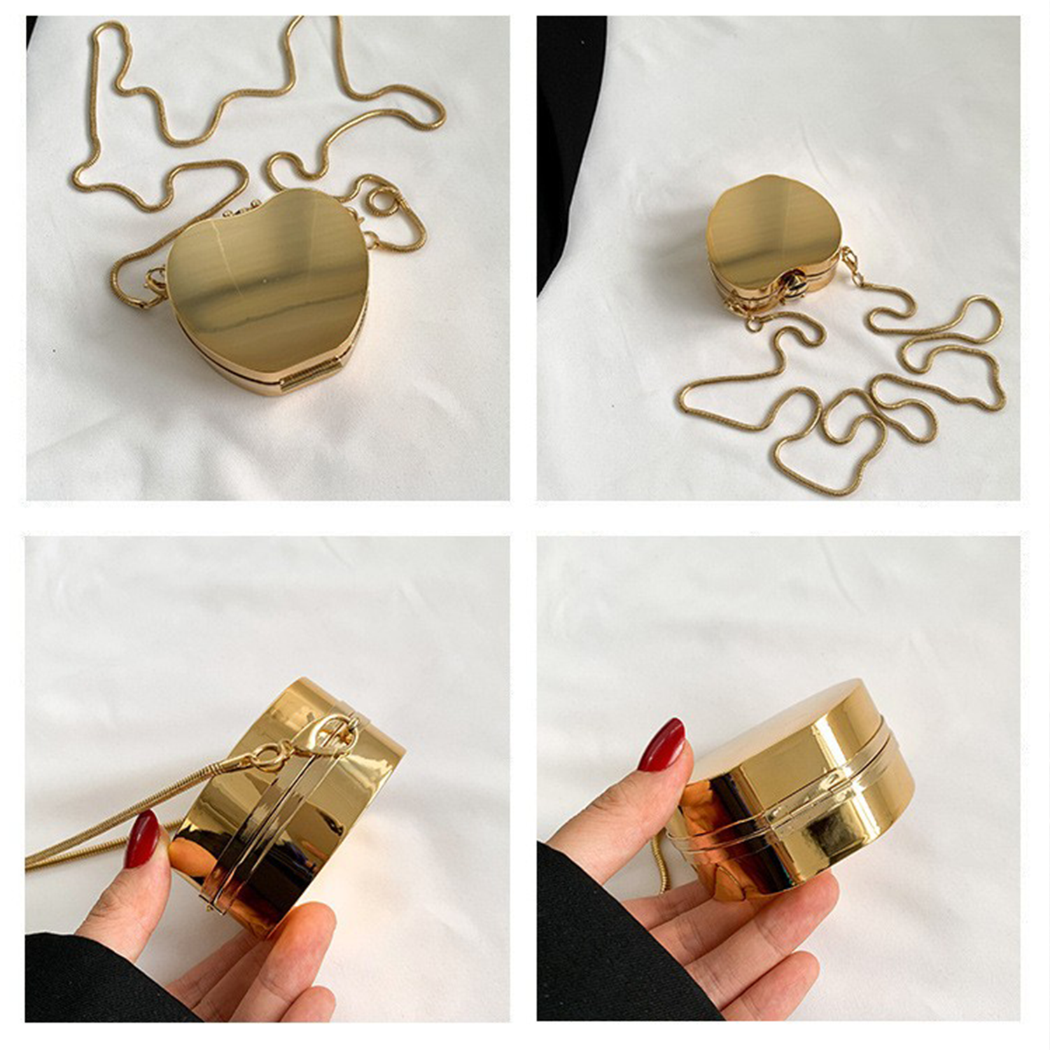 Acrylic Crossbody Chain Earphone Bag 10