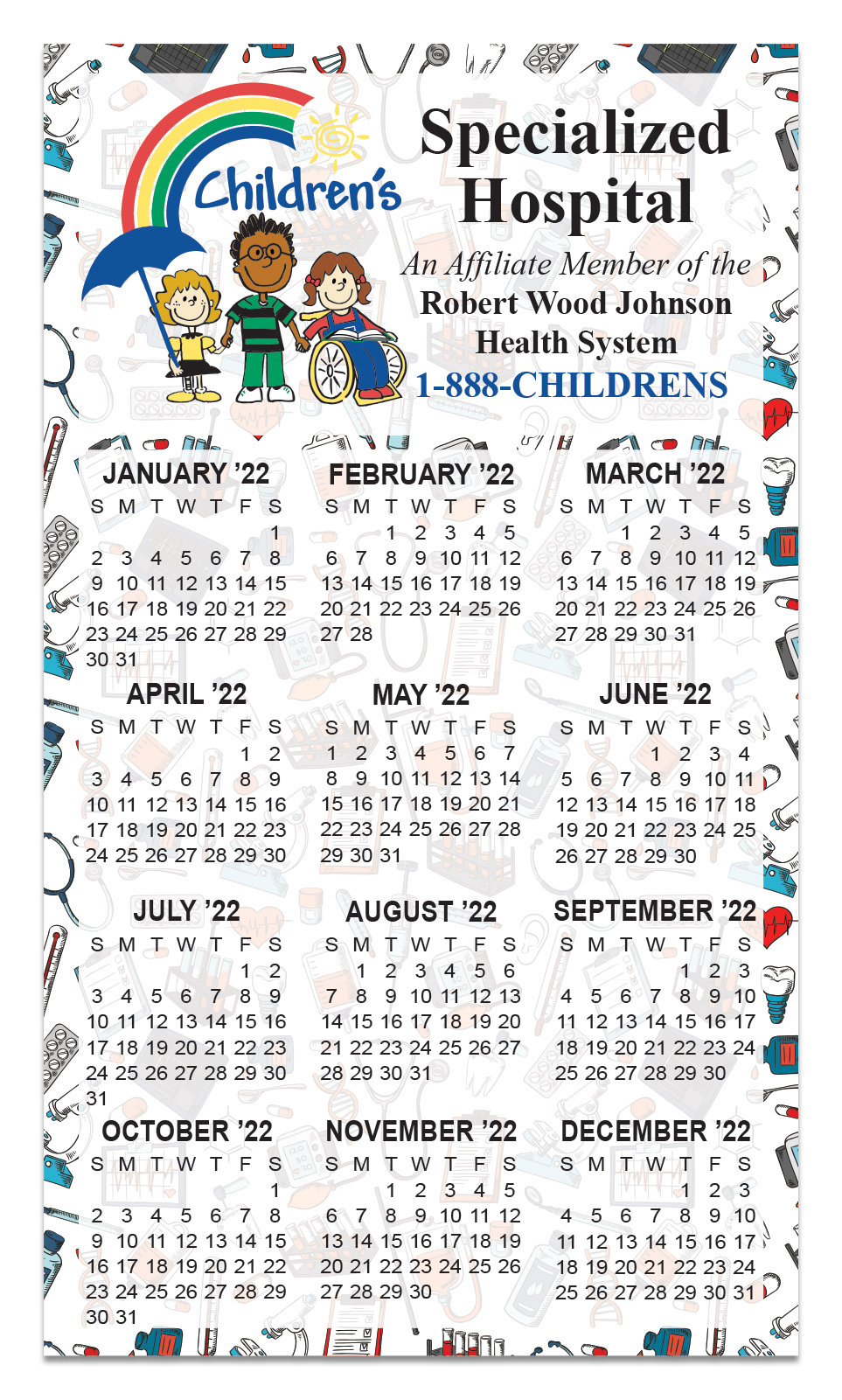 W-121R Calendar Card with Repositionable Strip 2 7/8" x 5" 1