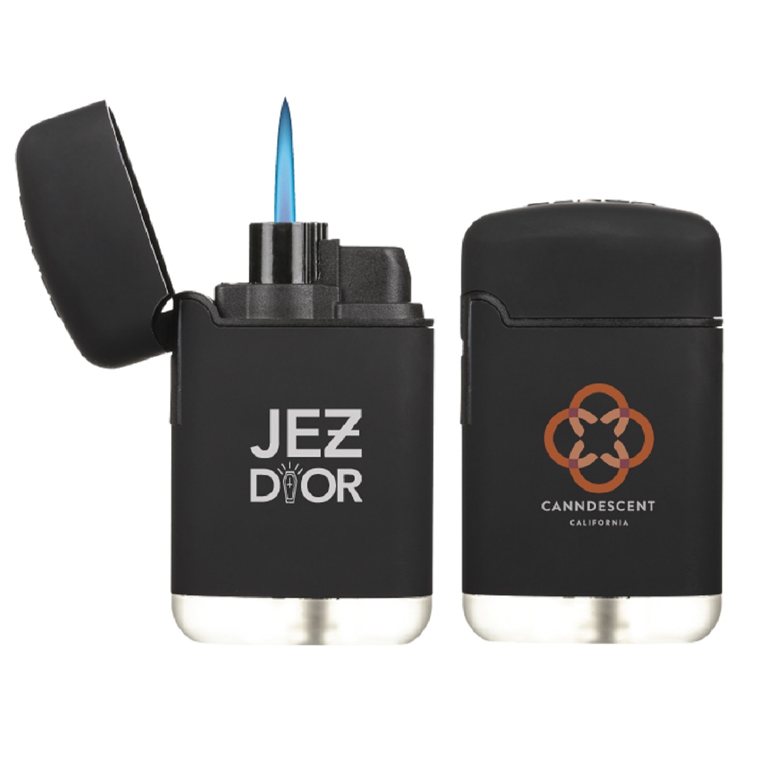 Matte Rubberized Jet Flameless Lighter 4