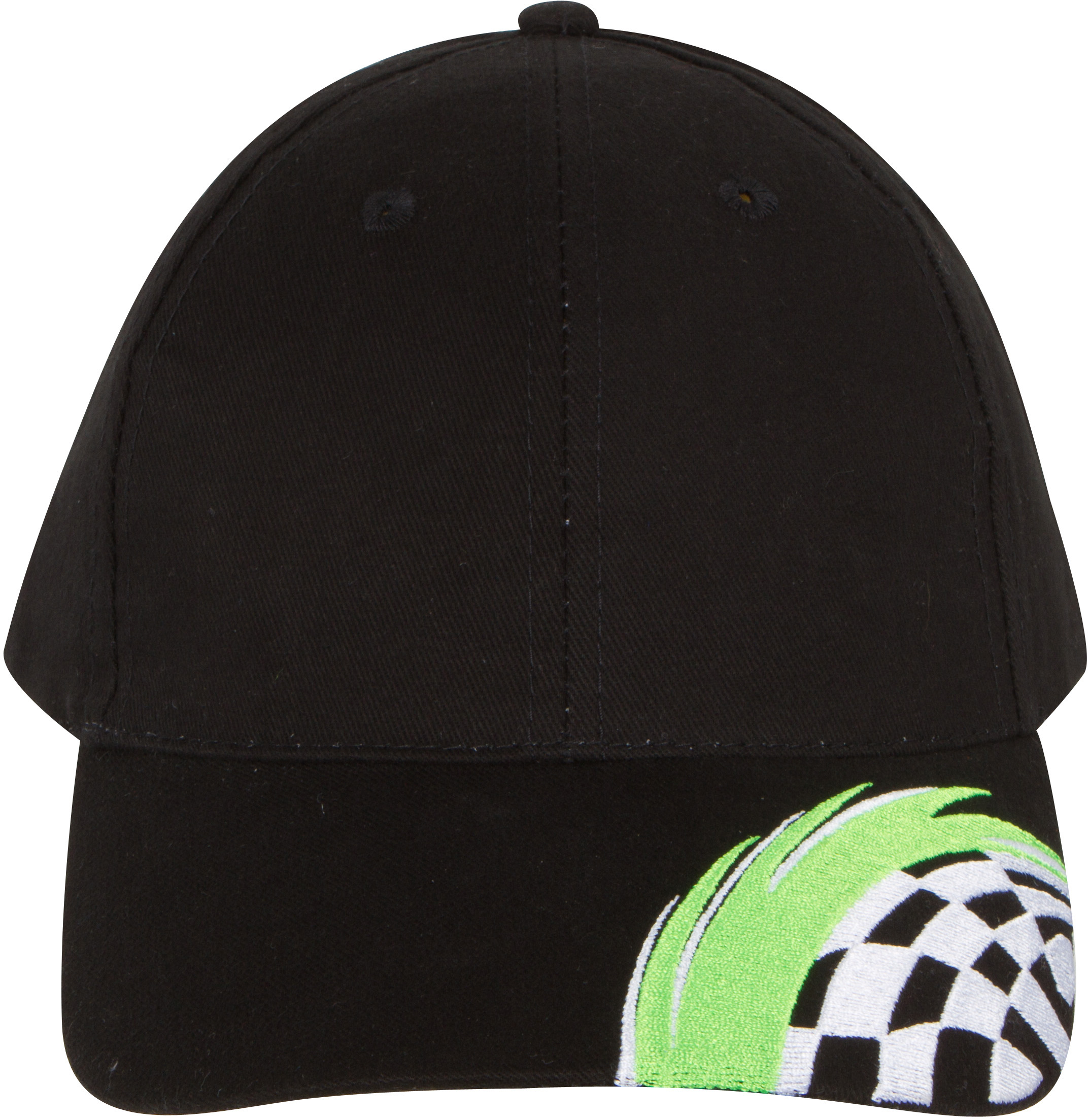 Brushed Cotton with Swoosh & Check Embroidery