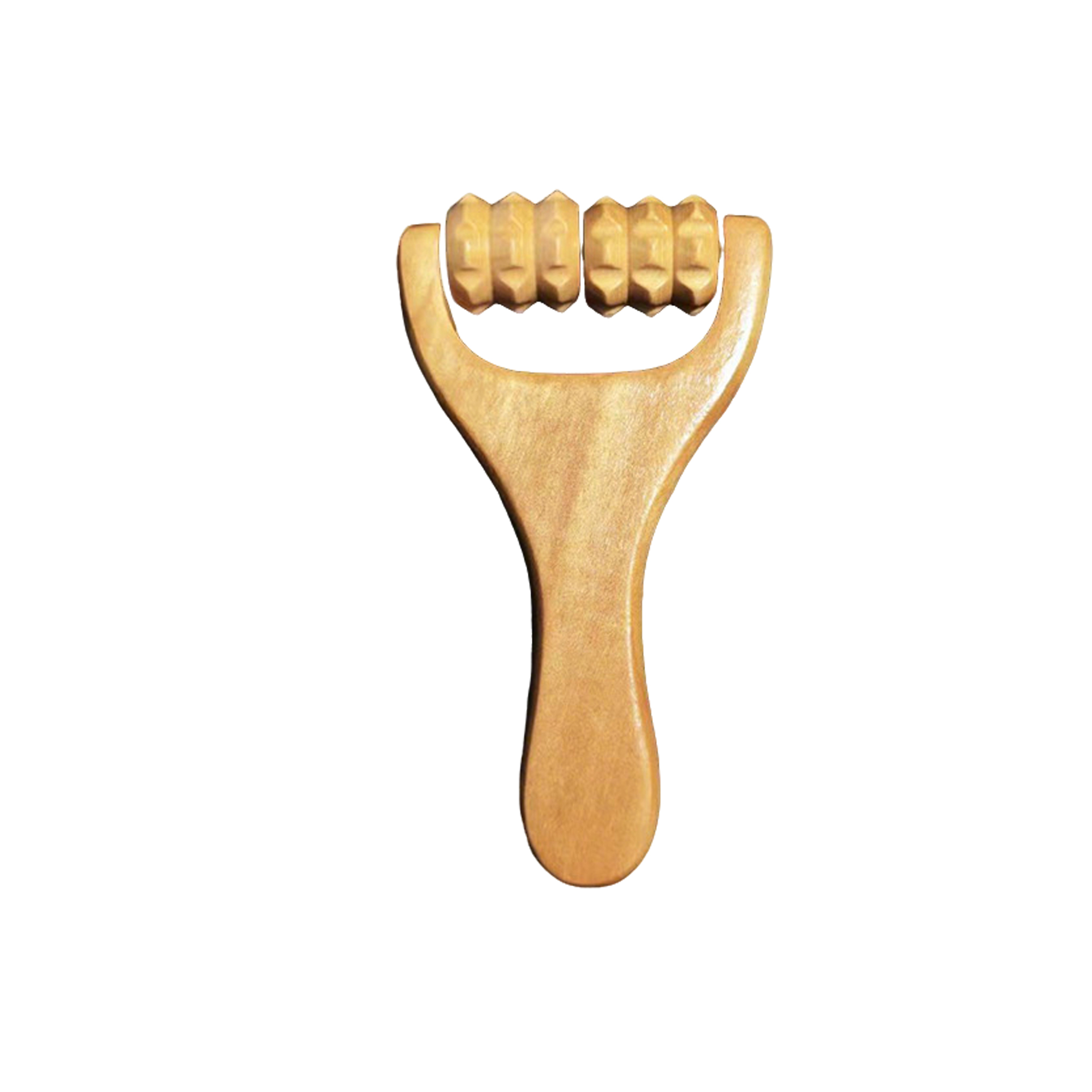 Hemu Wood Handheld Muscle Roller For Myofascial Relief 3