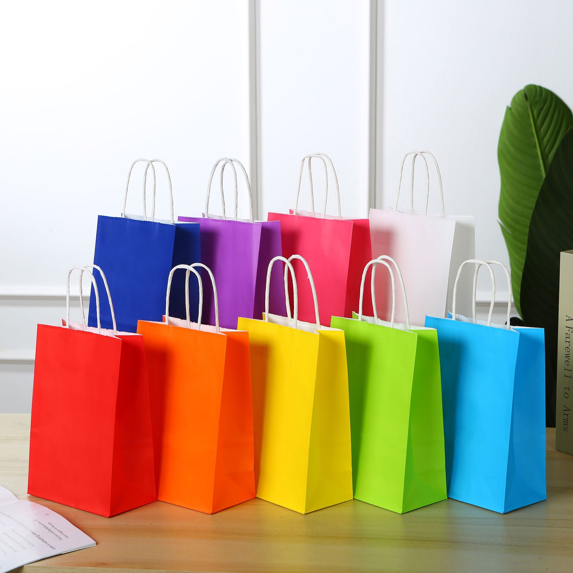 Kraft Paper Shopping Gift Tote Bag 1