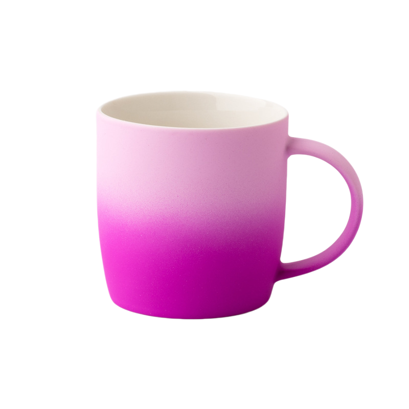 Custom 12 oz. Frosted Gradient Ceramic Mugs 11