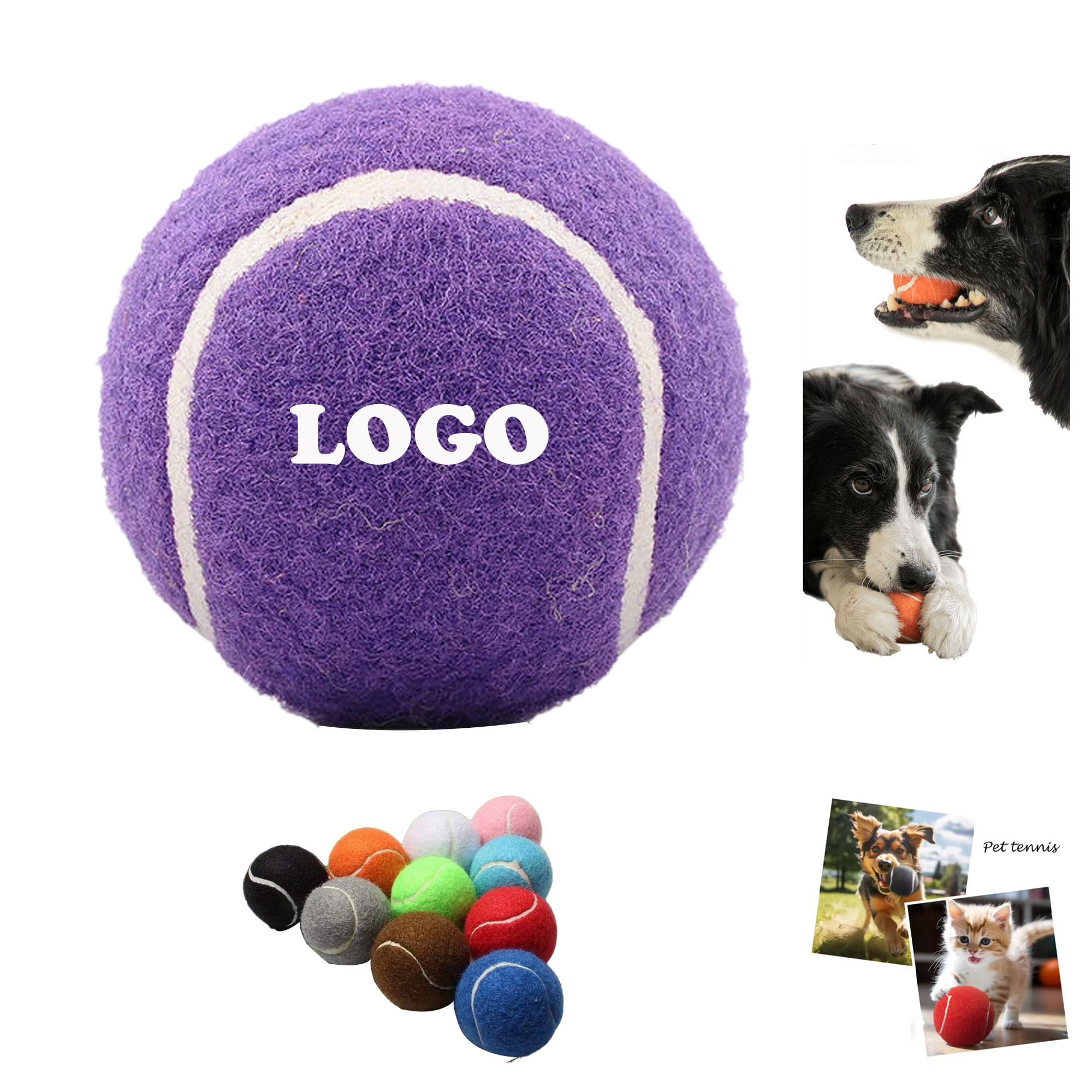 MOQ 50 pcs Custom Pet Ball 4