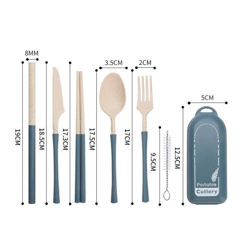 Folding Cutlery Set with Case 4