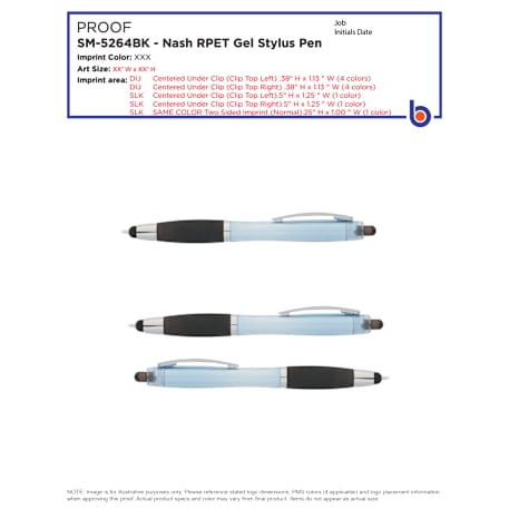 Nash RPET Gel Stylus Pen 70