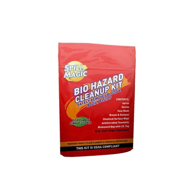 Biohazard Clean Up Kit Single Use 1