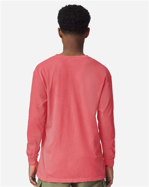Unisex Garment-Dyed Heavyweight Long Sleeve T-Shirt - 6014 84