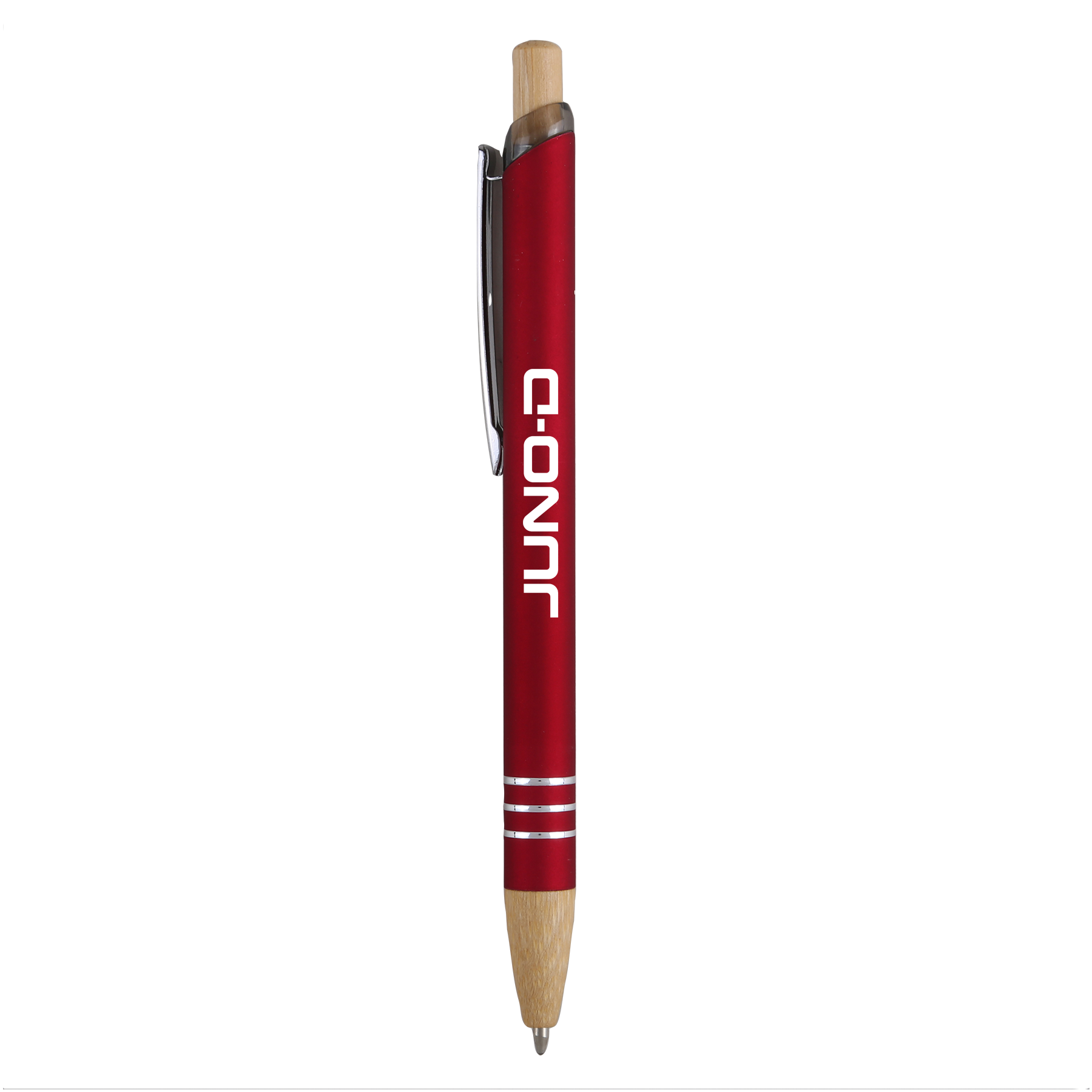 Venosa Velvet-Touch Aluminum Pen w/Bamboo Accents 7
