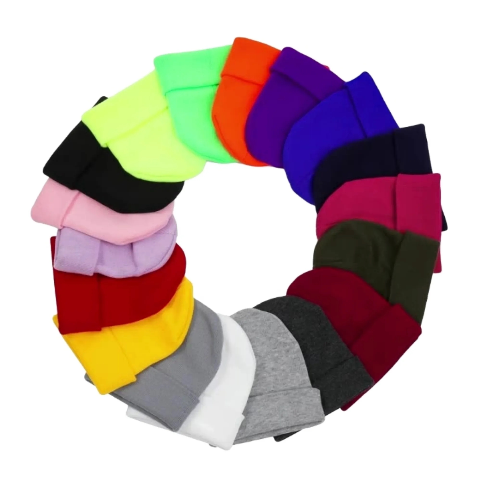 Warm Soft Solid Beanie Knit Hat Winter Hat 3