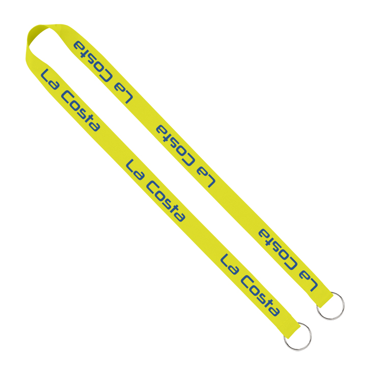 3/4" Sublimated Dual-Sided Lanyard with Double Clips 5