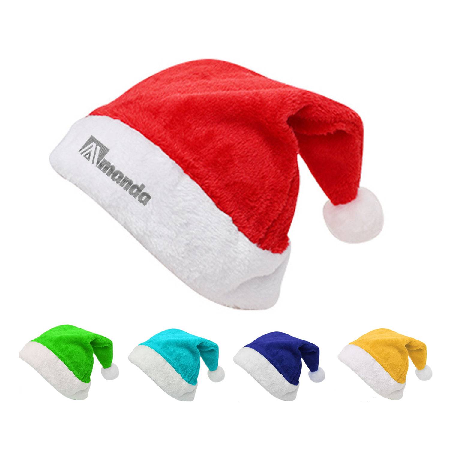 Soft Plush Santa Christmas Hat 2