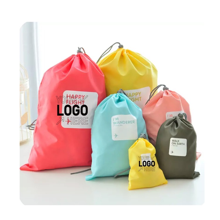 4pcs Travel organizer drawstring bags 3