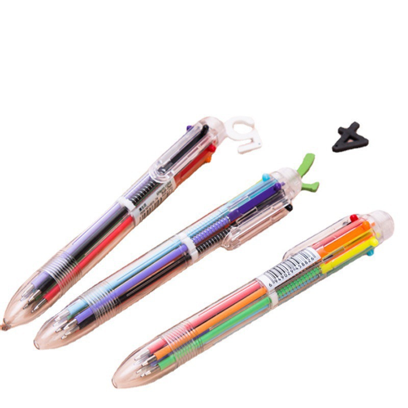 6 Colors Retractable Ballpoint Pens 2