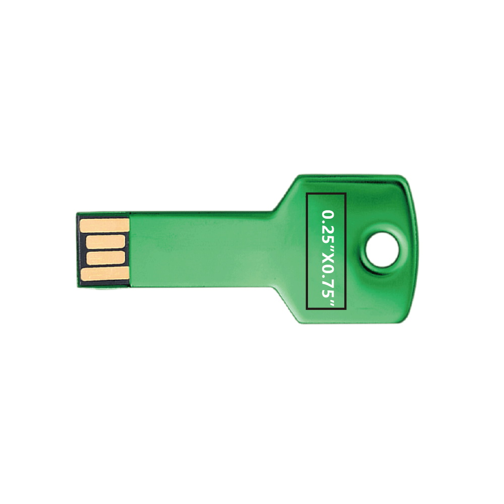Berwyn Key Shape USB Flash Drive Simports