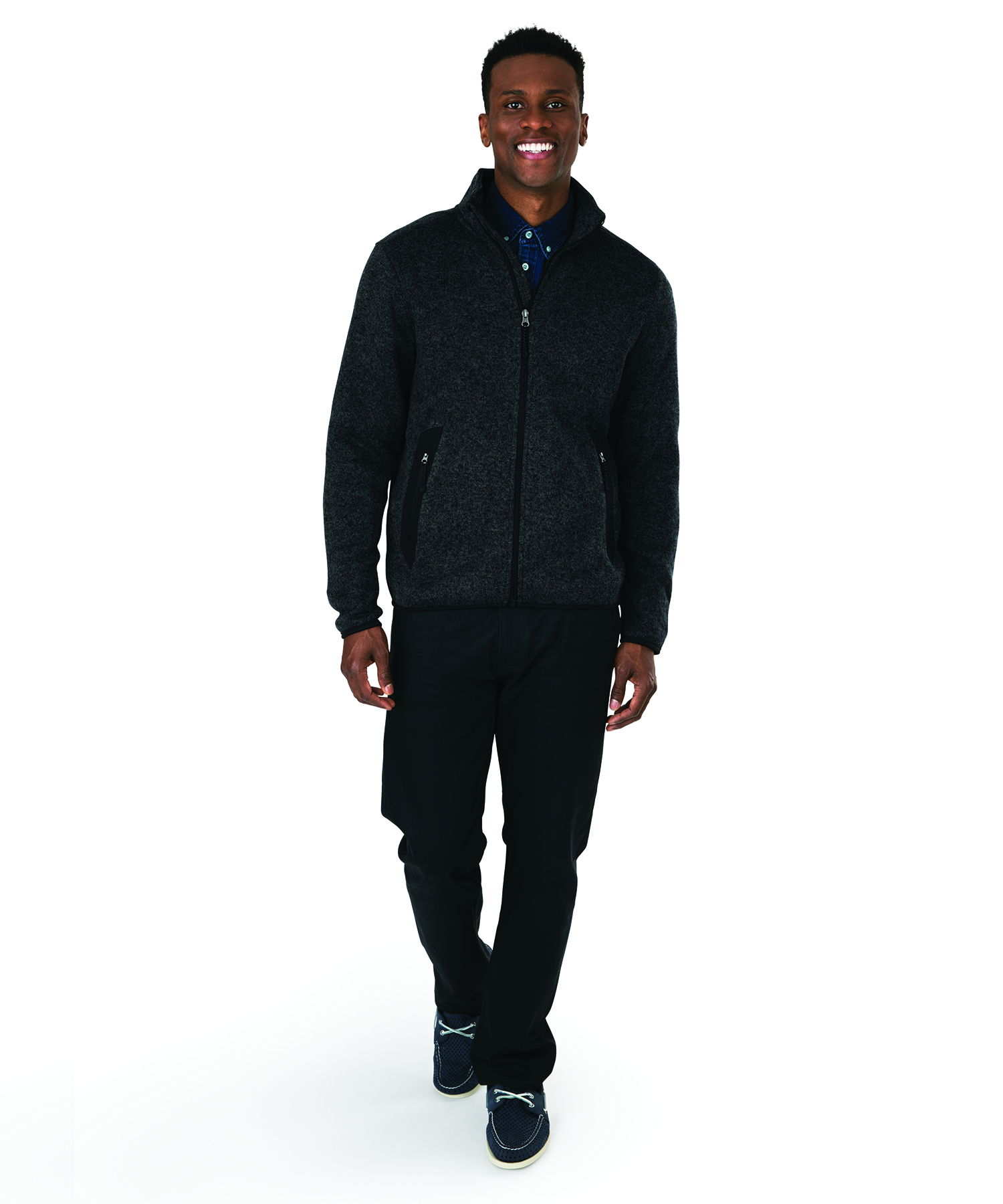 Men's Heathered Fleece Jacket