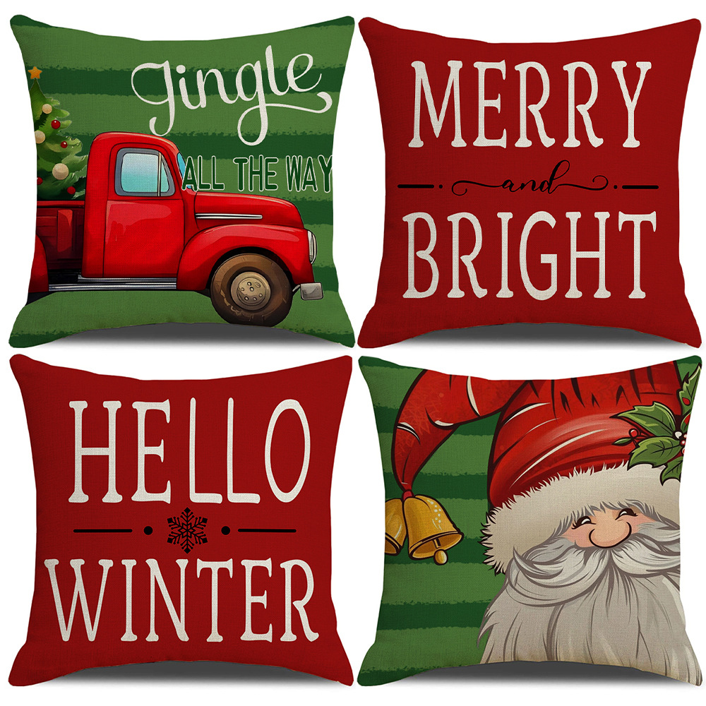 Custom Christmas Throw Pillow 2