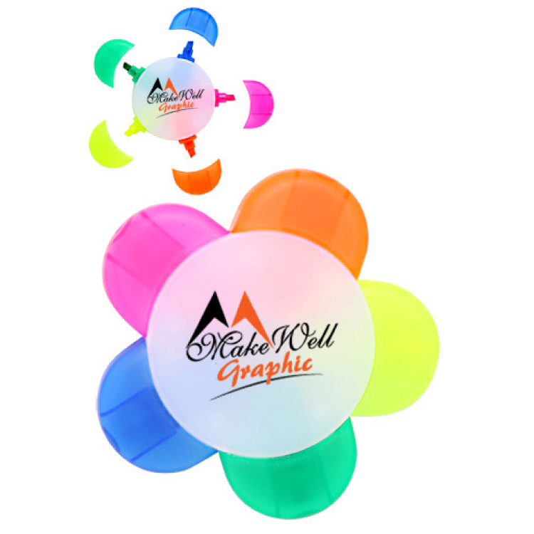 Flower Multi-Color Highlighter 2