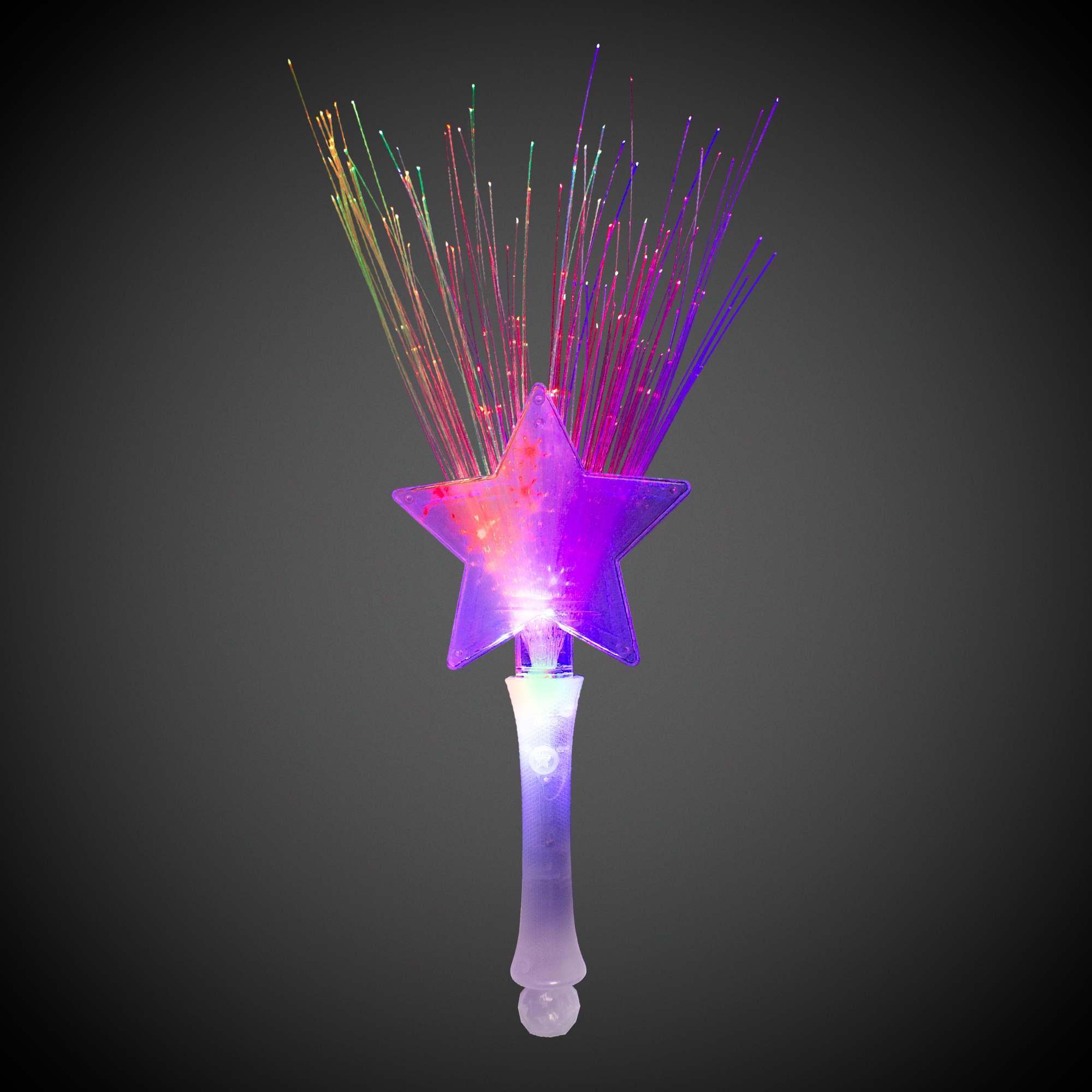 Fiber Optic LED Star Wand 8