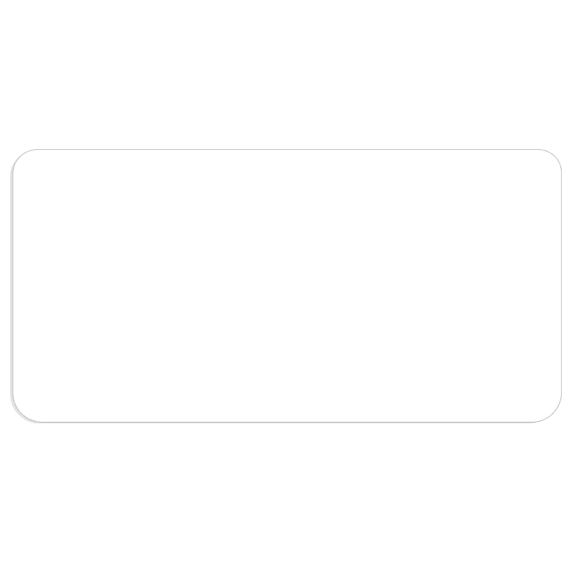 Custom Printed 1.5" X 3" Rectangle Name Badges 4