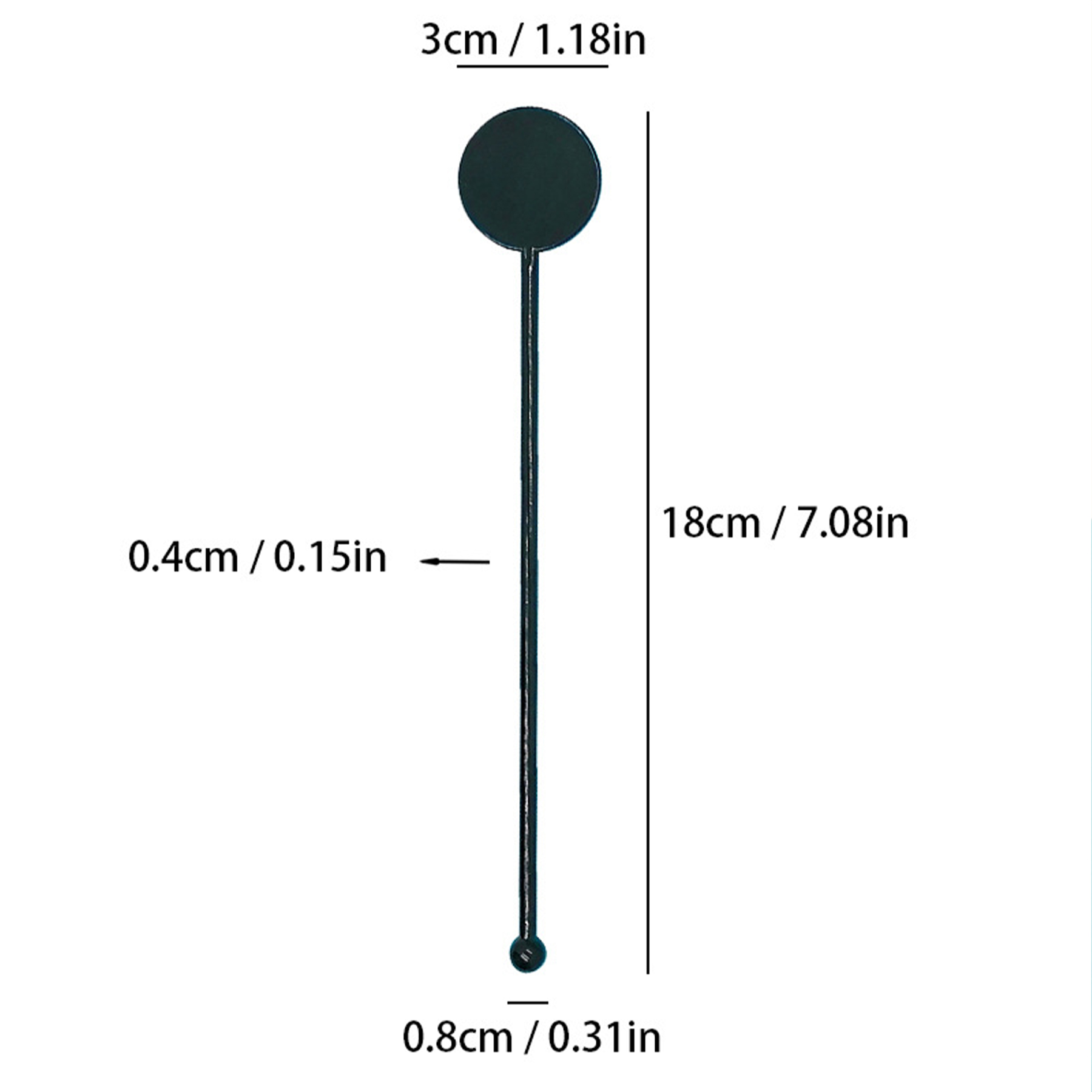Plastic 100 Stirring Rod 4