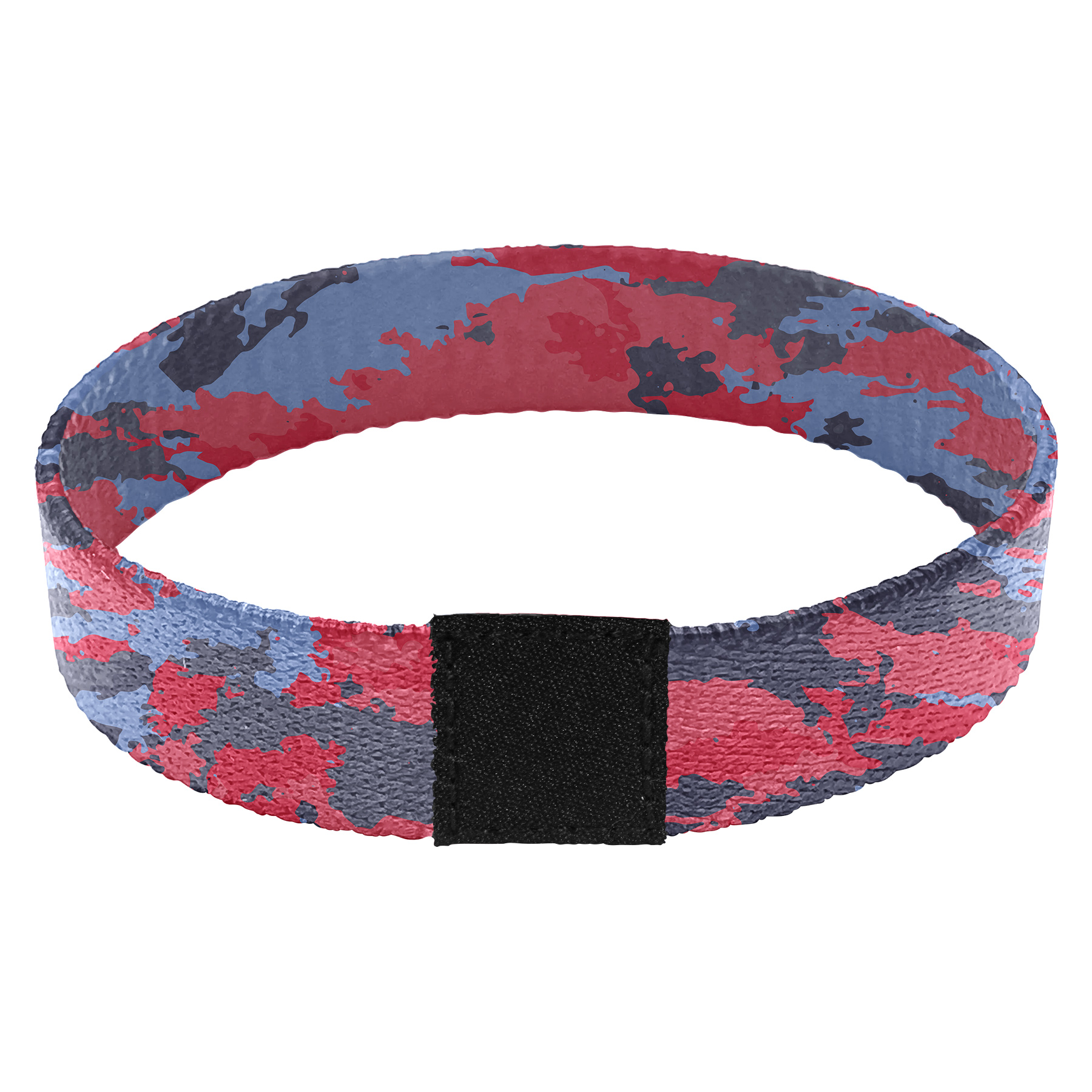 5/8'' Sublimation Elastic Polyester Wristband With Woven Label 7