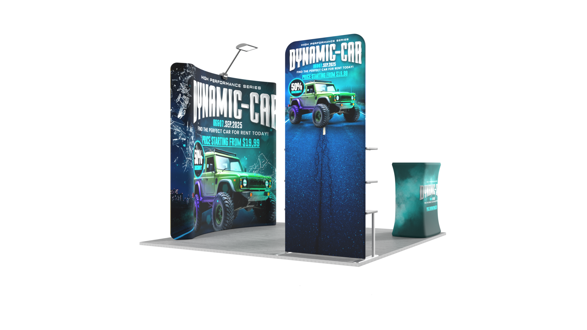 10'x10' Tradeshow Booth Kit - P Kit 3