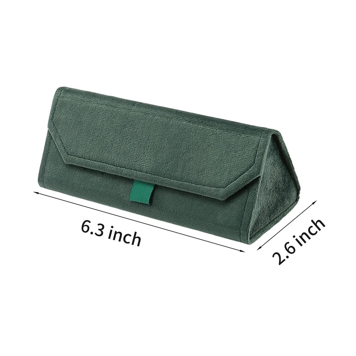 Triangle Suede Glasses Pouch 3