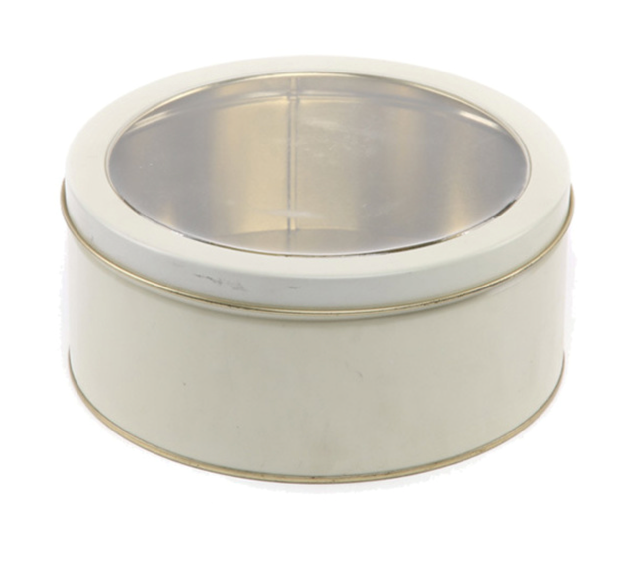 Round Tin Box With PVC Window 5