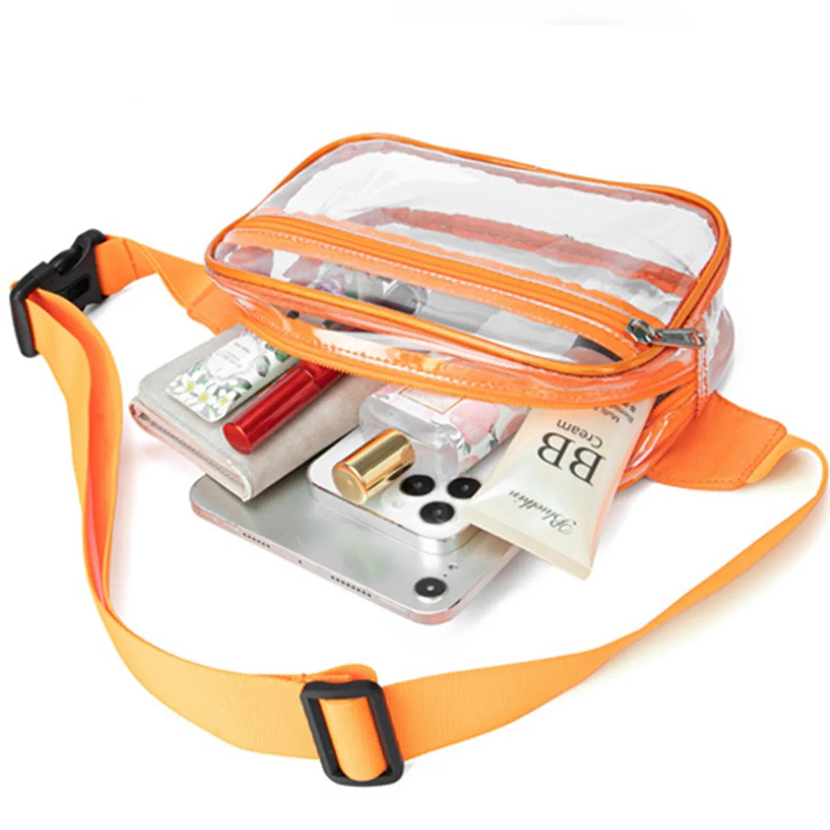Small Clear Fanny Pack Stadium Approved Belt Bag Unisex 4