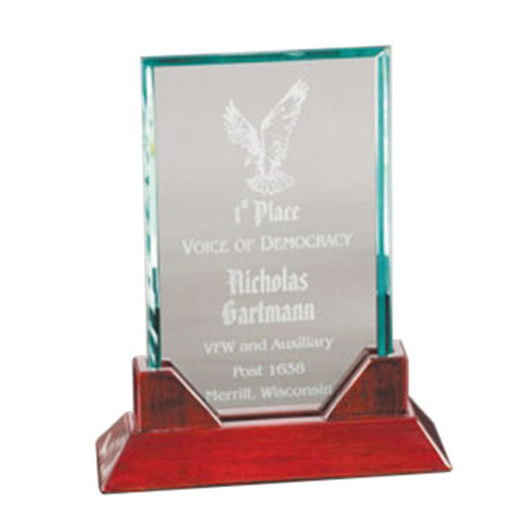 Prestige Collection Rectangle Glass Award 1