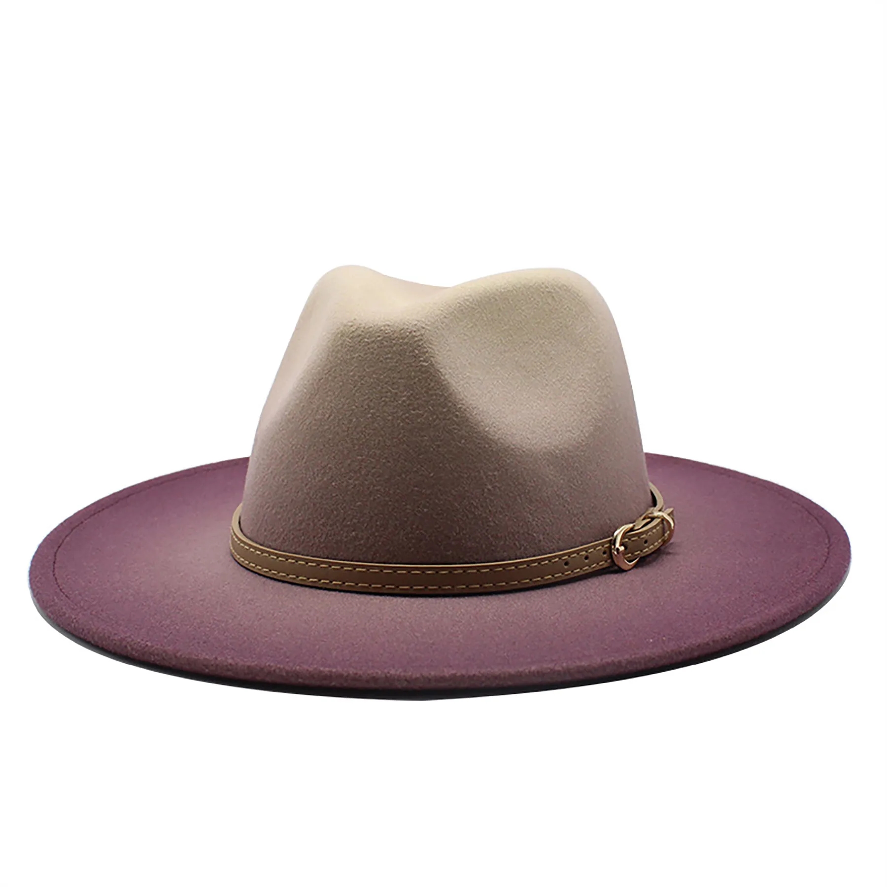 Cotton Gradient Fashionable Large Eave Hat 5