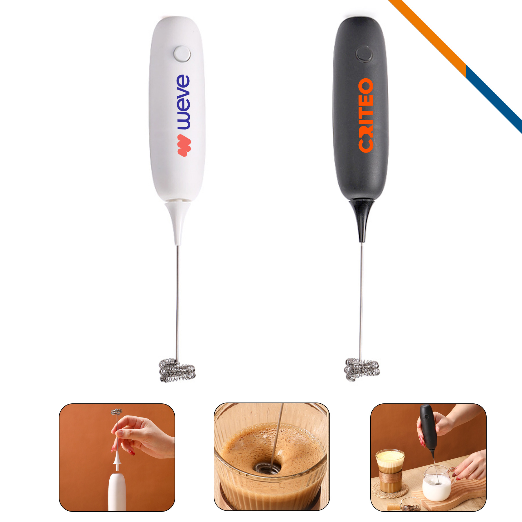 MilkBlitz Electric Milk Frother 6