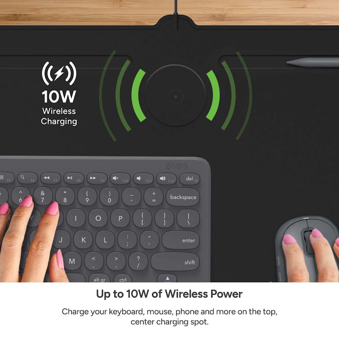 Zagg Desk Mat with Wireless Charging 105