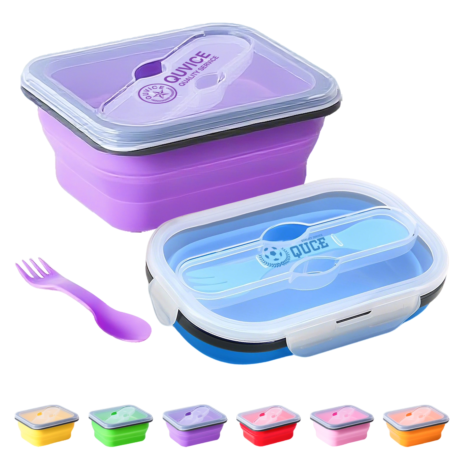 600ML Collapsible Lunch Box Containers 1
