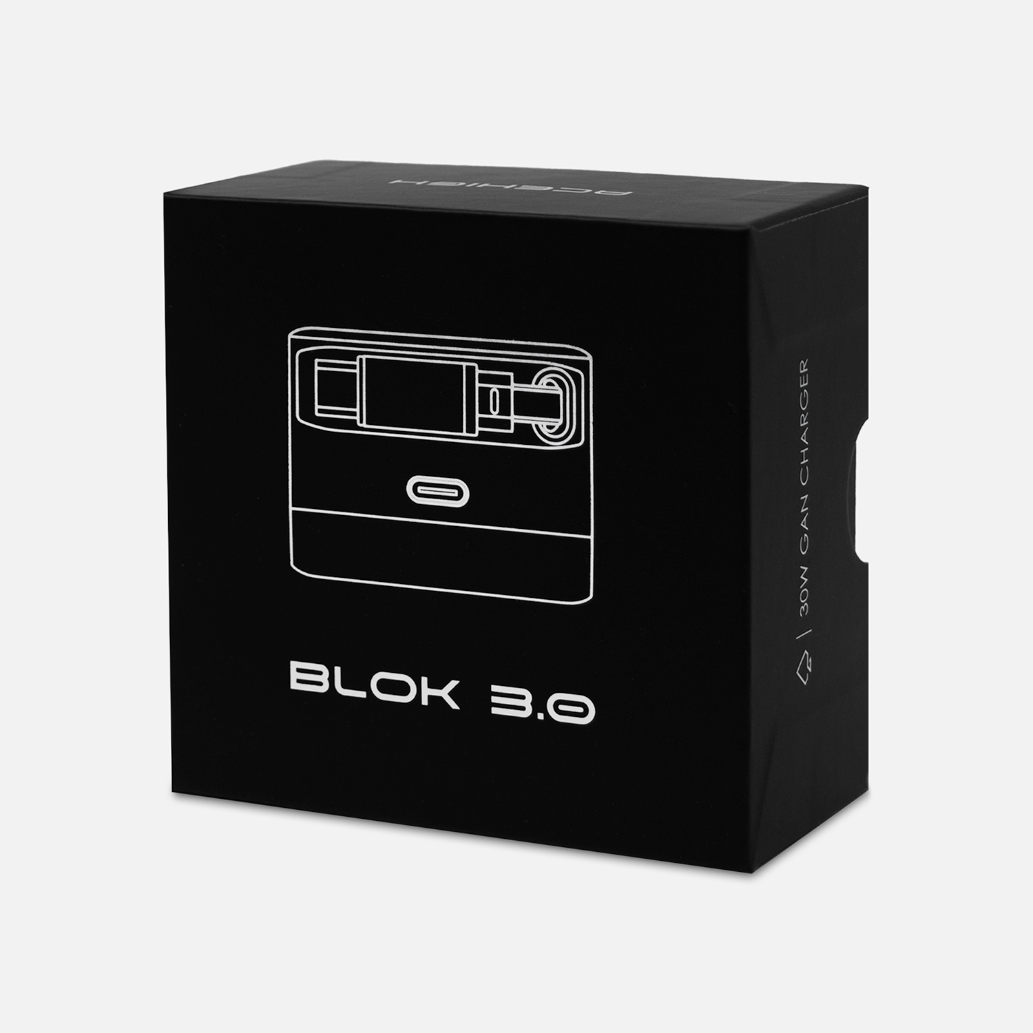 Blok 3.0 - 30W GAN Compact Wall Charger w/ Retractable USB-C Cable 1